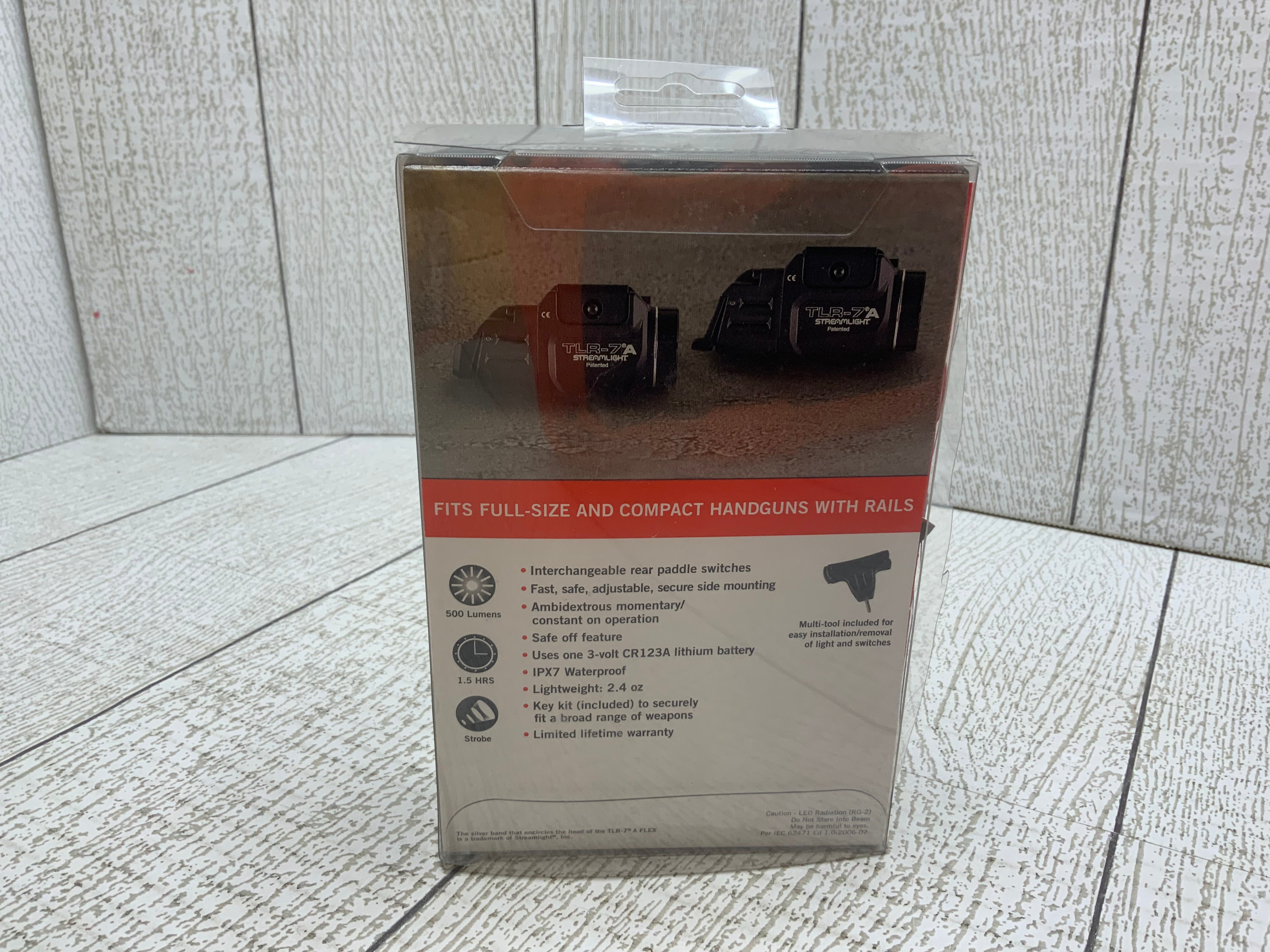 Streamlight TLR-7A Flex 500-Lumen Low-Profile Rail-Mounted Tactical Light (8037258854638)